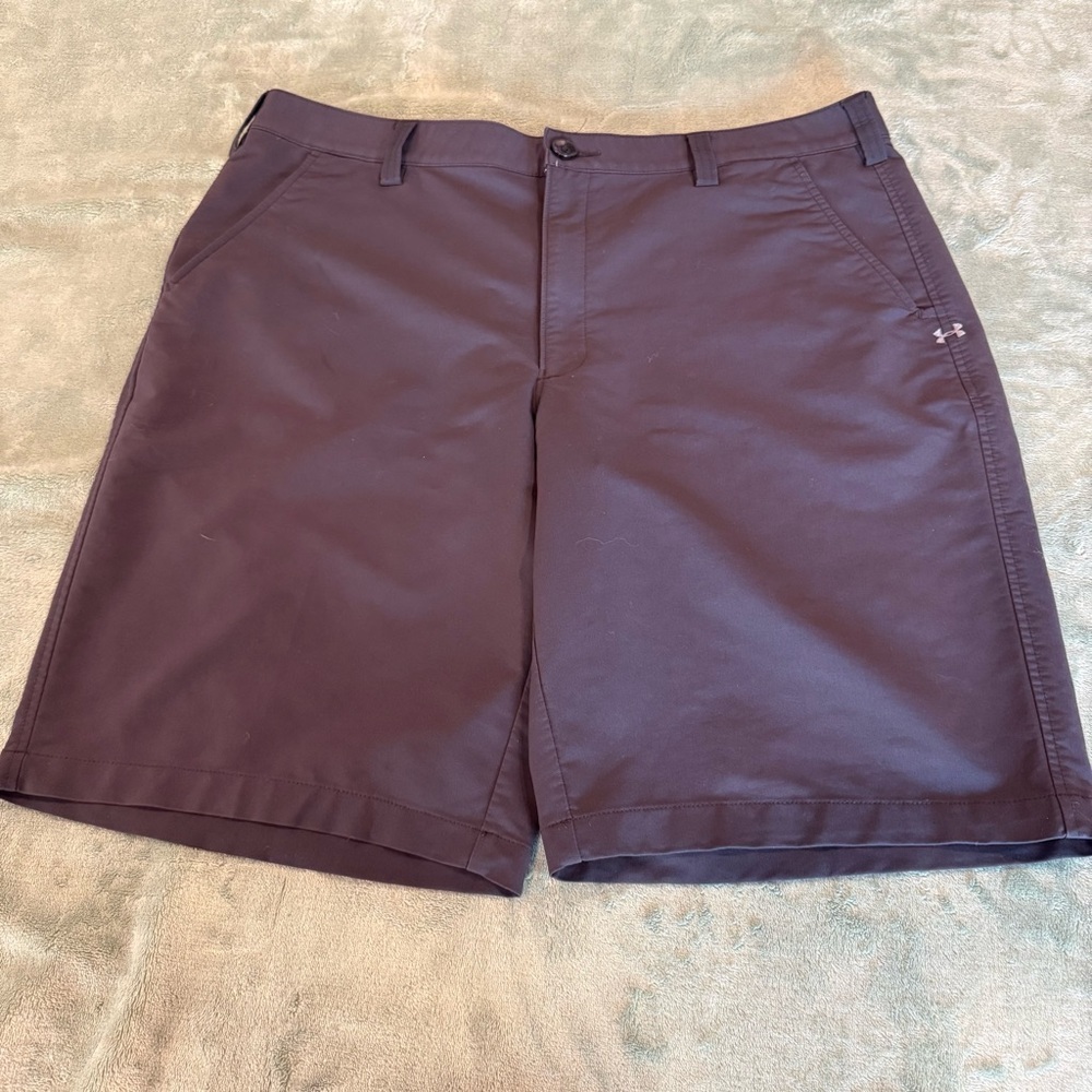 Under Armour Golf Shorts Mens 38 Gray Performance Stretch Casual